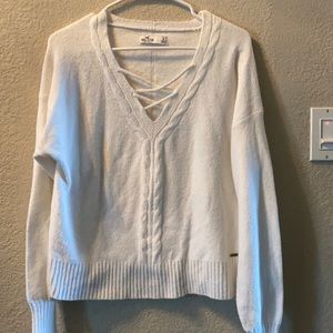 Hollister cream sweater.